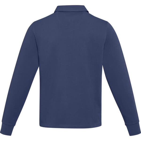 Elevate Unisex Adult Clyde Organic Cotton Rugby Polo Sweatshirt