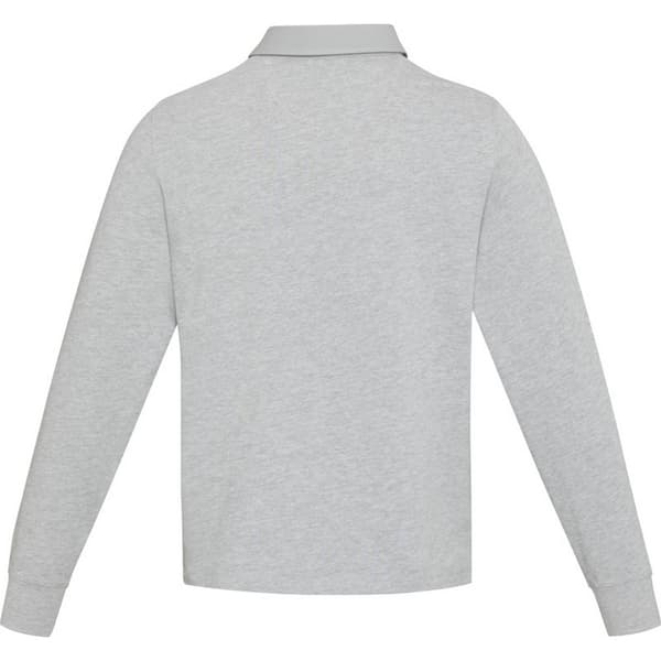 Elevate Unisex Adult Clyde Organic Cotton Rugby Polo Sweatshirt