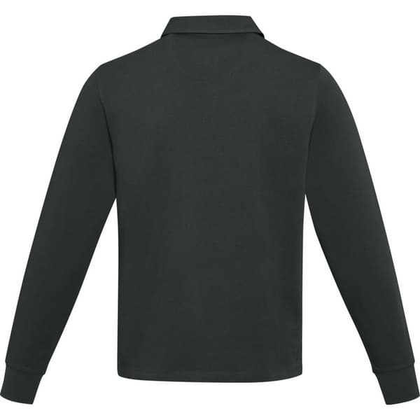 Elevate Unisex Adult Clyde Organic Cotton Rugby Polo Sweatshirt