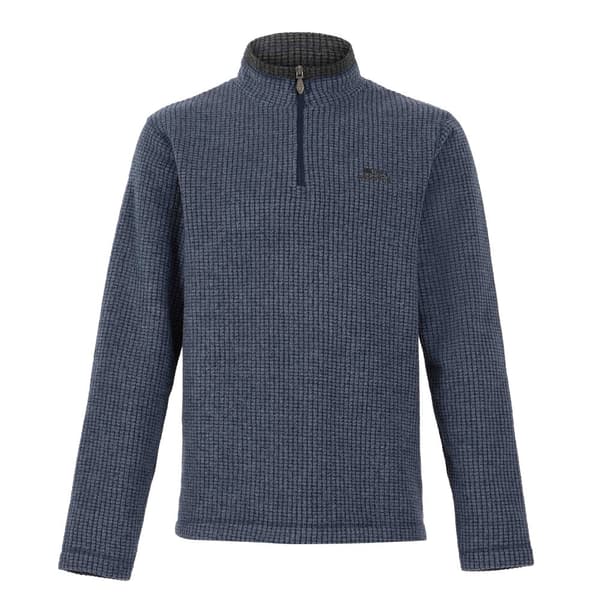 Weird Fish Newark Grid Eco Friendly Quarter Zip Fleece Top för herrar