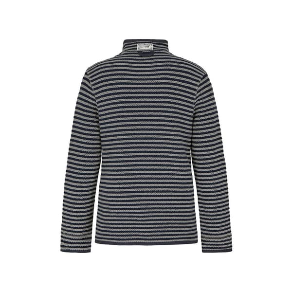 Weird Fish Mens Shorling Stripe Macaroni Quarter Zip Jumper