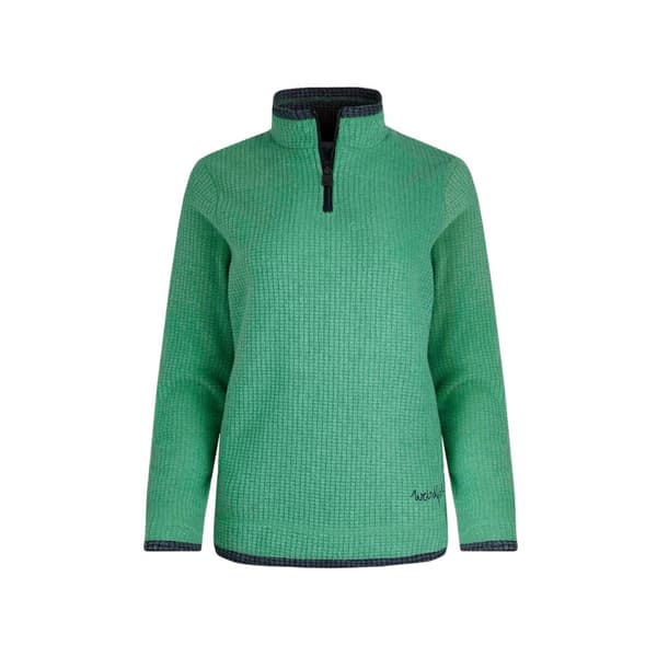 Weird Fish Womens/Ladies Beye Grid Eco Friendly Quarter Zip Fleece Top