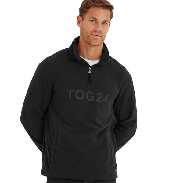 TOG24 Mens Brandon Zip Neck Fleece Top