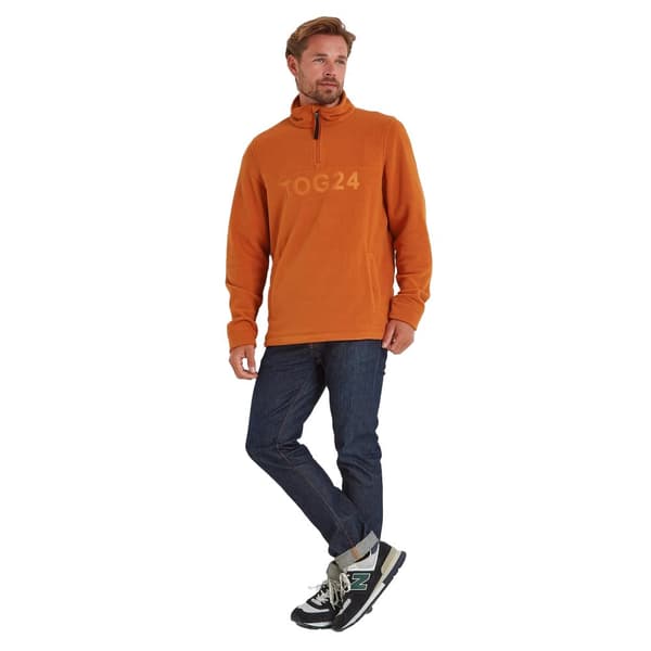 TOG24 Mens Brandon Zip Neck Fleece Top