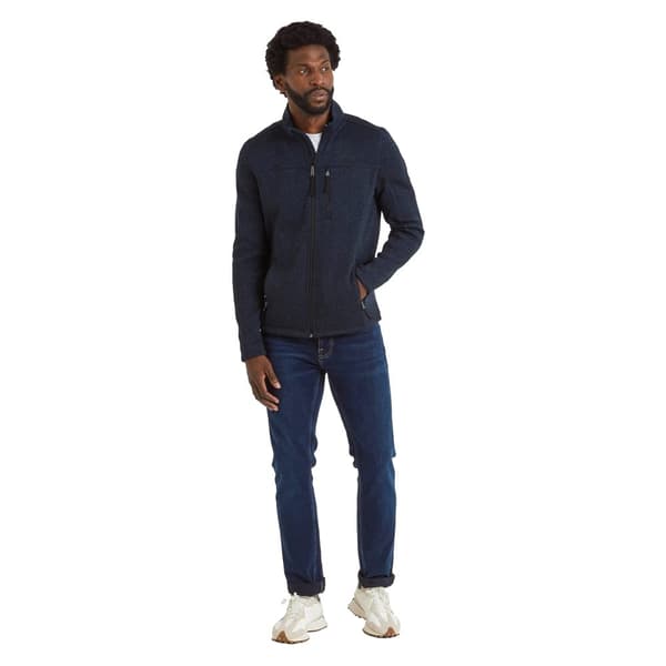 TOG24 Mens Cresswell Marl Knitlook Fleece Jacket