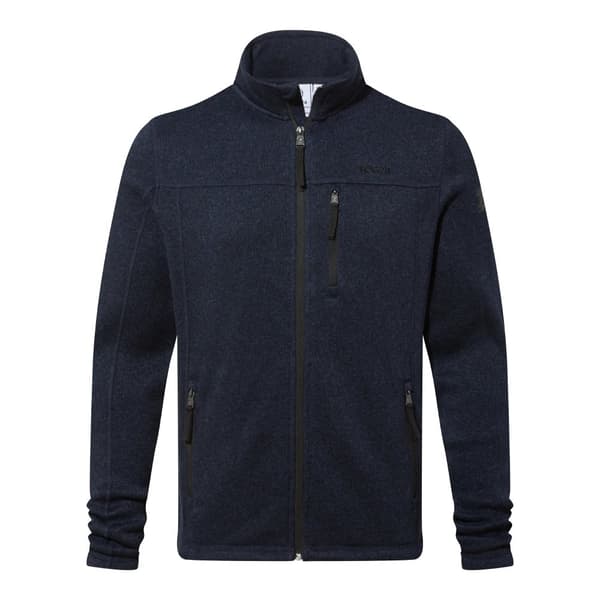 TOG24 Mens Cresswell Marl Knitlook Fleece Jacket