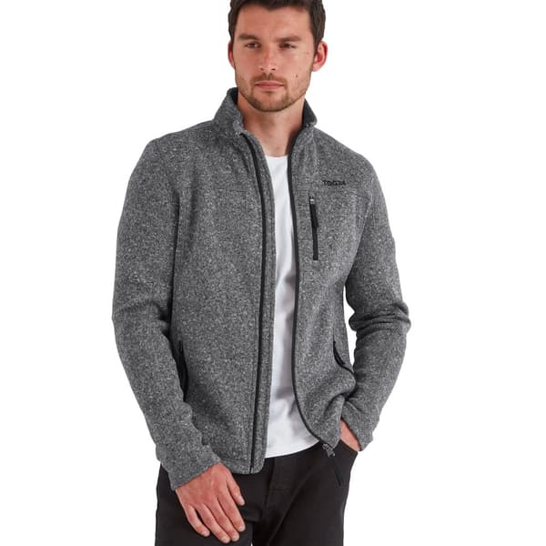 TOG24 Mens Cresswell Marl Knitlook Fleece Jacket