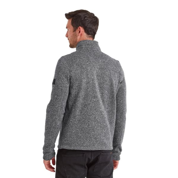 TOG24 Mens Cresswell Marl Knitlook Fleece Jacket