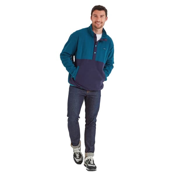 TOG24 Mens Horth Press Stud Fleece Top