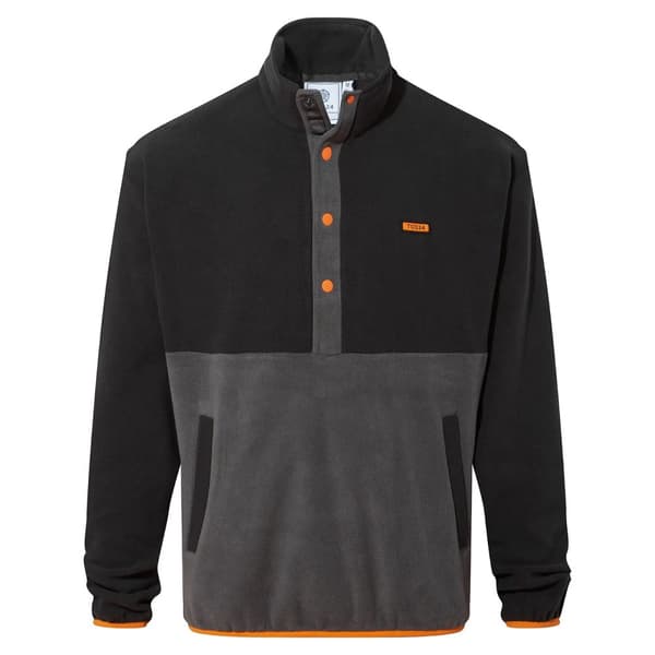 TOG24 Mens Horth Press Stud Fleece Top