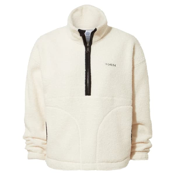 TOG24 Womens/Ladies Vance Sherpa Zip Neck Fleece Top