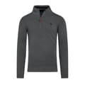 Miniatyrbilde 1 av 3: Raging Bull Mens Classic Knitted Cashmere Blend Quarter Zip Jumper