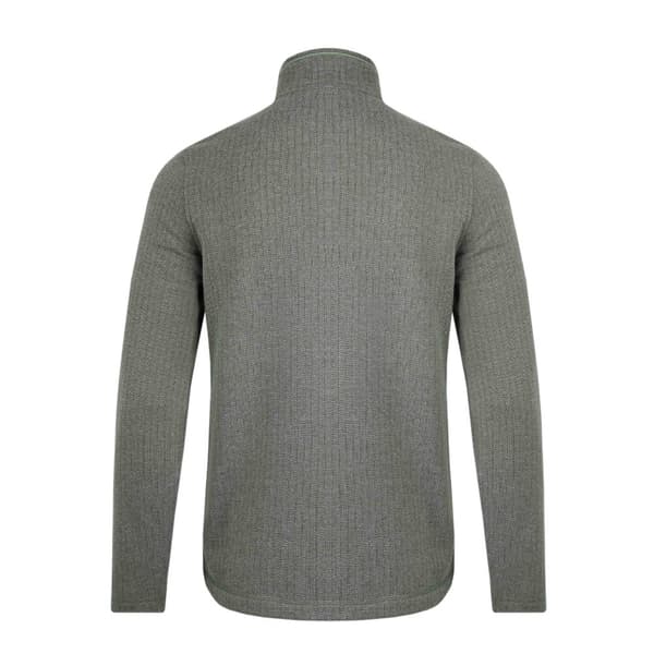 Weird Fish Mens Sterling Herringbone Quarter Zip Fleece Top