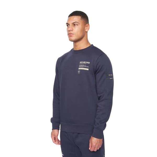 Duck and Cover Mens Jennerkins Crew Neck Jumper