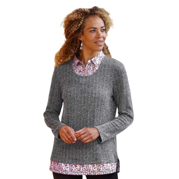 Atlas for Women Womens/Ladies Floral 2 in 1 Jumper Set