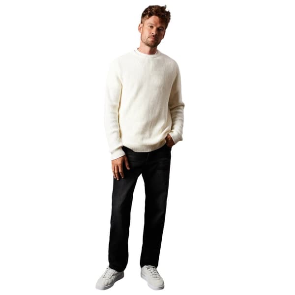 Burton Mens Ribbed Crew Neck Jumper