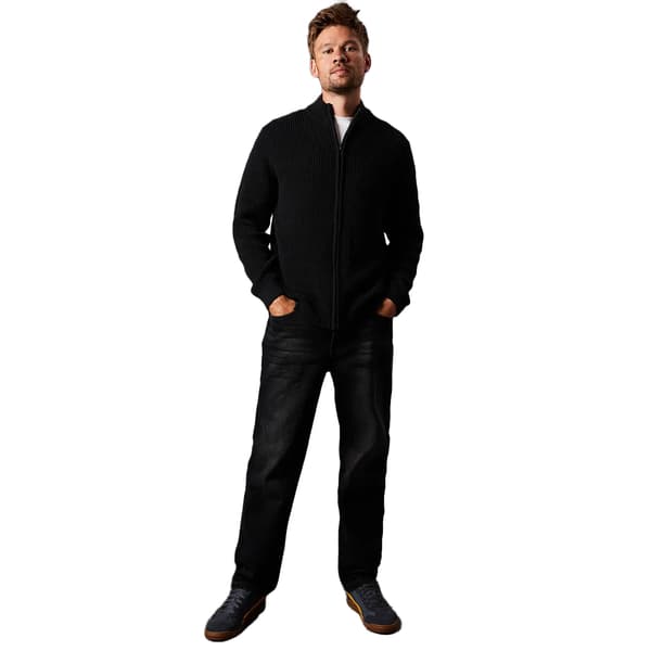 Burton Mens Ribbed Full Zip Jacket