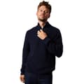 Miniatyrbilde 1 av 3: Burton Mens Ribbed Cotton Blend Half Zip Jumper