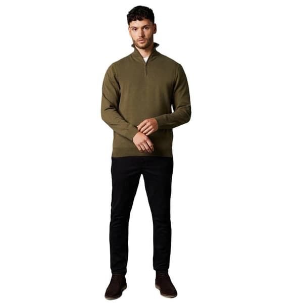 Burton Mens Cotton Quarter Zip Jumper