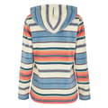 Miniatyrbild 2 av 2: Weird Fish Dam/Lady Lana Stripe Microfleece Quarter Zip Hoodie