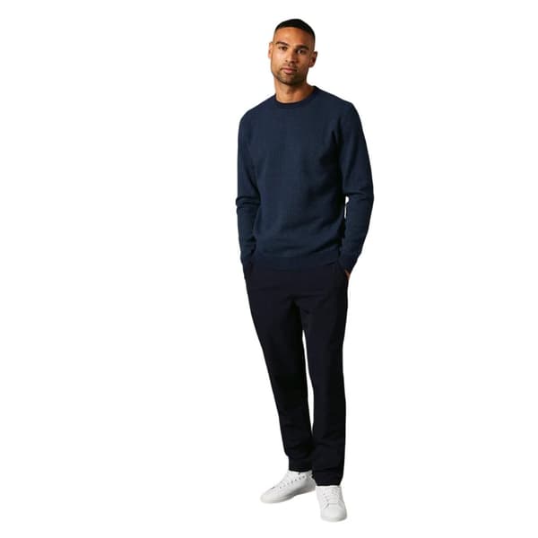 Burton Mens Patterned Crew Neck Jumper