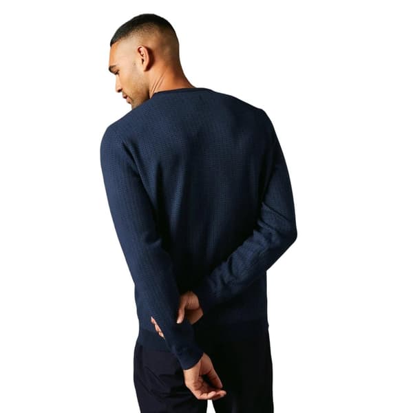 Burton Mens Patterned Crew Neck Jumper