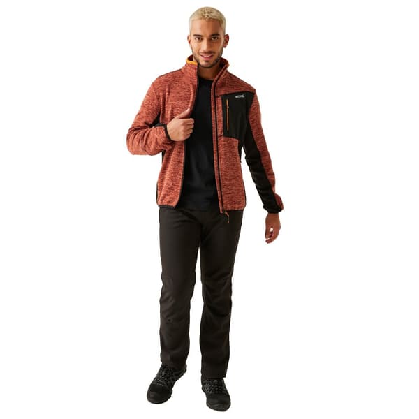 Regatta Mens Baslinn Marl Full Zip Fleece Jacket