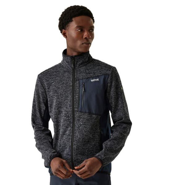 Regatta Mens Baslinn Marl Full Zip Fleece Jacket