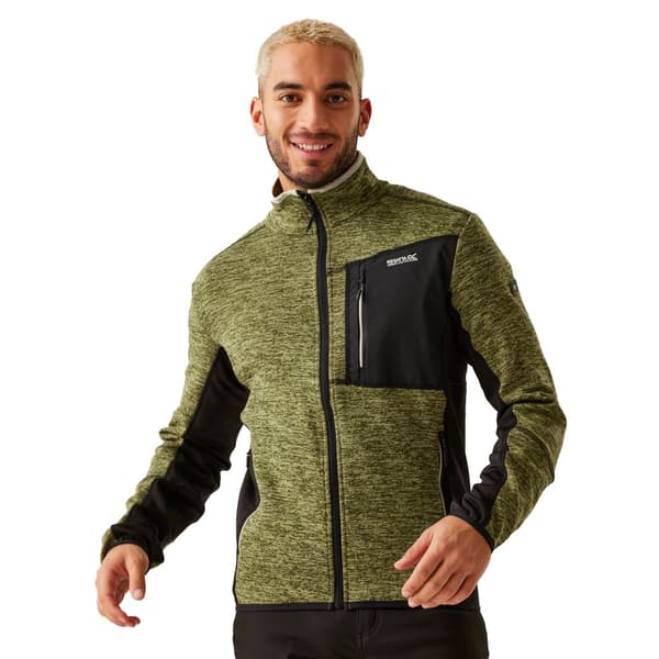 Regatta Mens Baslinn Marl Full Zip Fleece Jacket