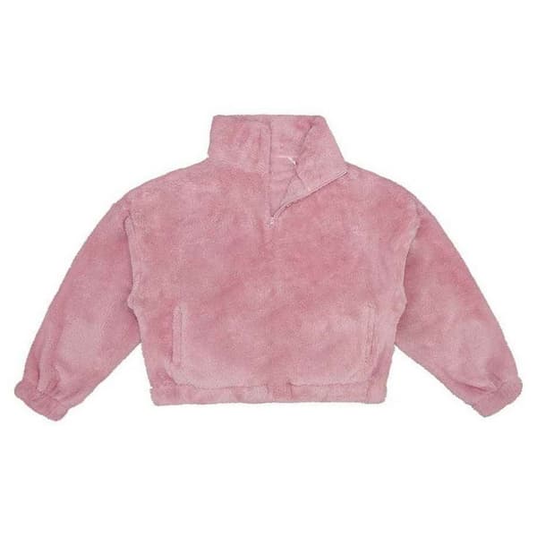 Brand Lab Womens/Ladies Fluffy Quarter Zip Fleece Top
