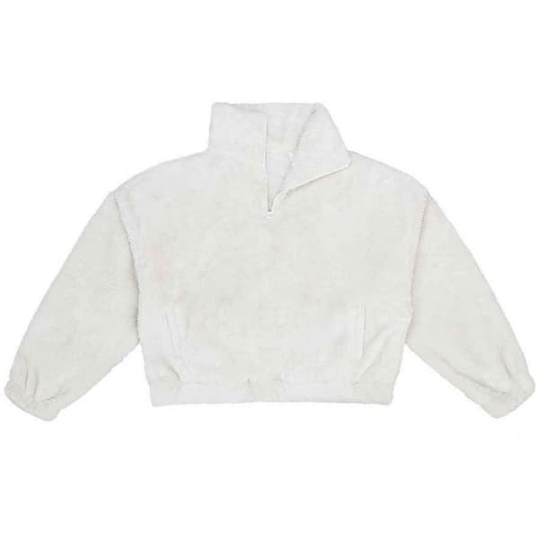 Brand Lab Womens/Ladies Fluffy Quarter Zip Fleece Top
