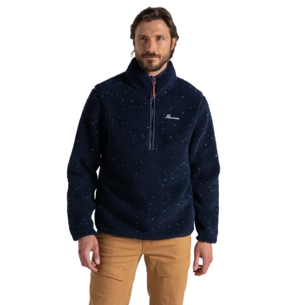 Craghoppers Mens Tatton Flecked Half Zip Fleece Top