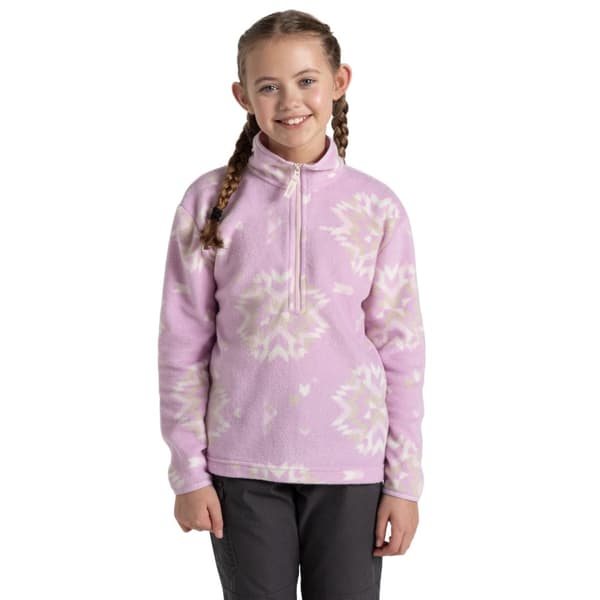 Craghoppers Childrens/Kids Calke Snowflake Half Zip Fleece Top