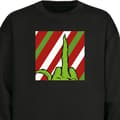 Miniatyrbillede 1 af 4: Sweatshirt | Behagelig Collegebluse til Voksne Grinch