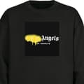 Miniatyrbilde 1 av 5: Sweatshirt | Komfortabel Collegegenser for Voksne Palm Angels Svart Medium