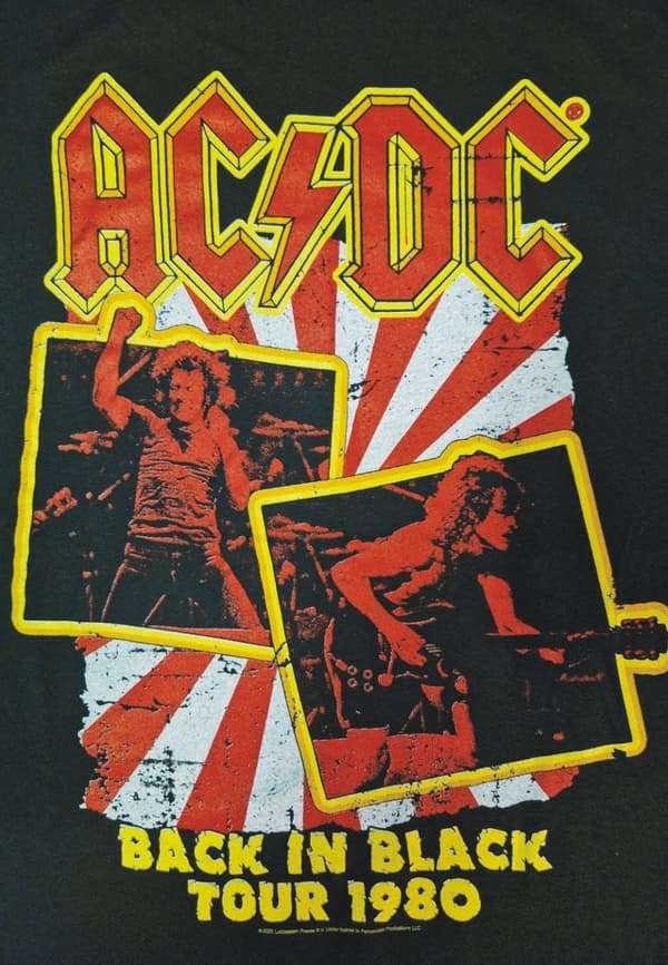 Ac/dc Back in Black Tour 1980  Sweatshirt