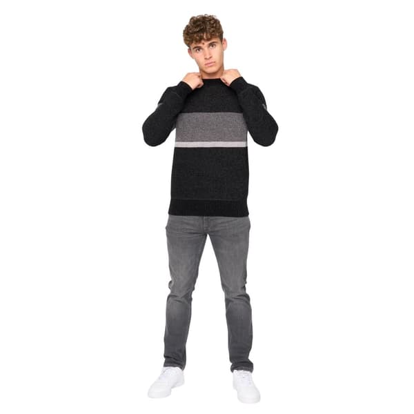 Bewley & Ritch Mens Kirkman Knitted Crew Neck Sweatshirt
