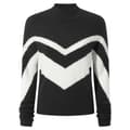 Miniatyrbilde 1 av 3: TOG24 Womens/Ladies Piste Chevron Stripe Knitted Jumper