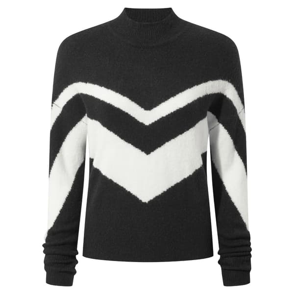 TOG24 Womens/Ladies Piste Chevron Stripe Knitted Jumper