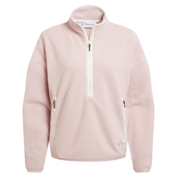 Craghoppers Womens/Ladies CO2 Renu Technology Half Zip Fleece Top Dusky Carnation 14 UK