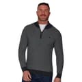 Pikkukuva 3 / 3: Raging Bull Mens Herringbone Textured Knit Quarter Zip Pullover