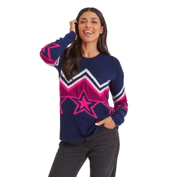 TOG24 Womens/Ladies Theresa Stars Knitted Jumper