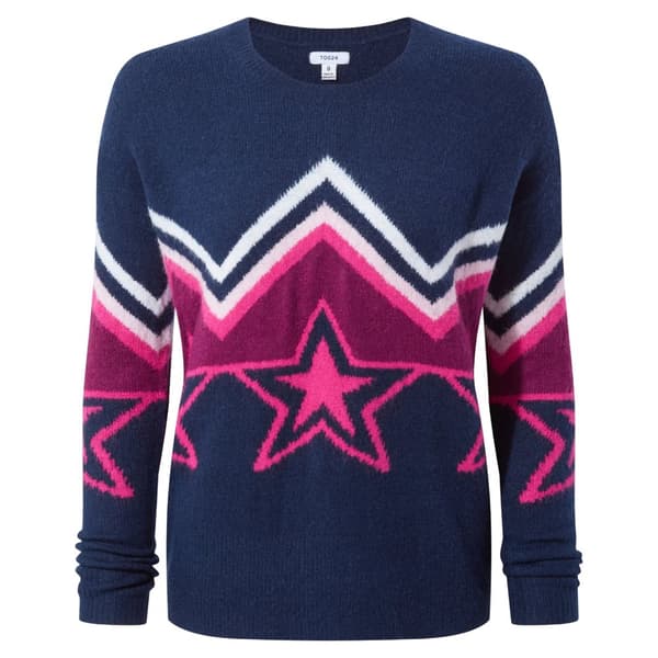 TOG24 Womens/Ladies Theresa Stars Knitted Jumper