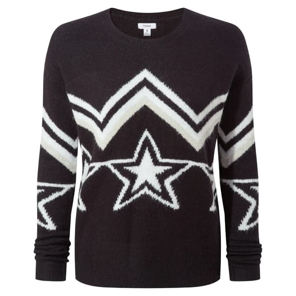 TOG24 Womens/Ladies Theresa Stars Knitted Jumper