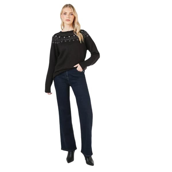 Principles Womens/Ladies Hot Fix Fair Isle Jumper
