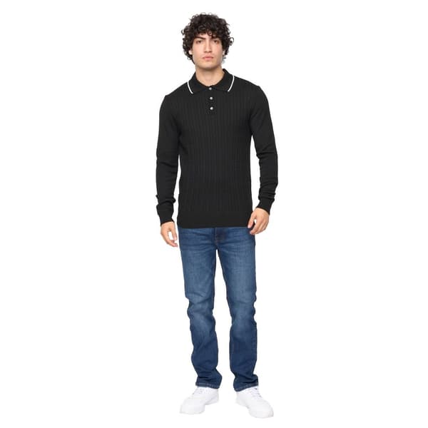 Bewley & Ritch Mens Ambrosden Knitted Polo Neck Jumper