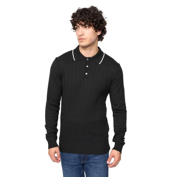 Bewley & Ritch Mens Ambrosden Knitted Polo Neck Jumper