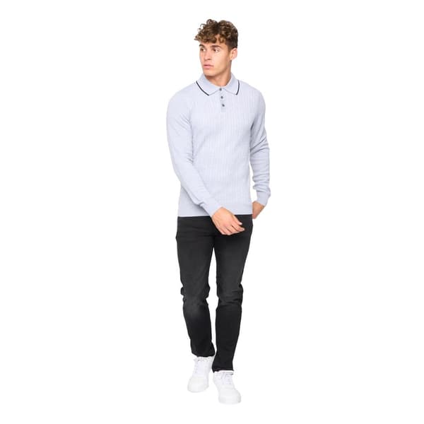 Bewley & Ritch Mens Ambrosden Knitted Polo Neck Jumper