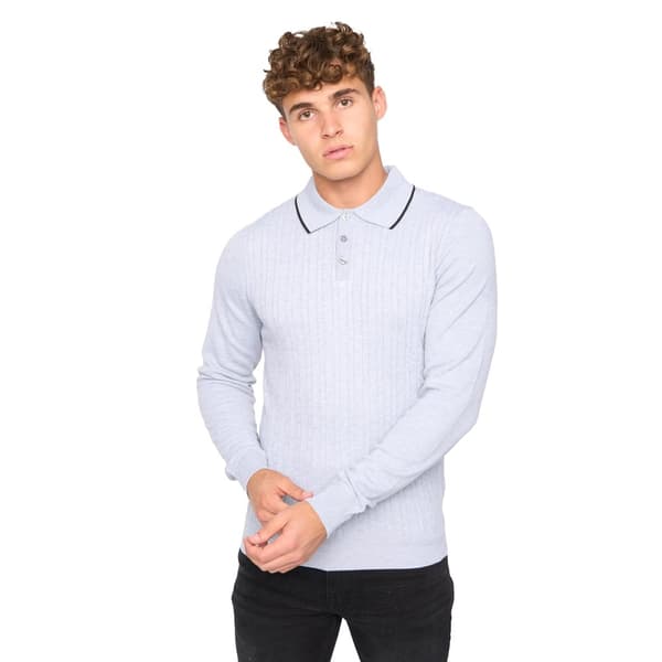 Bewley & Ritch Mens Ambrosden Knitted Polo Neck Jumper