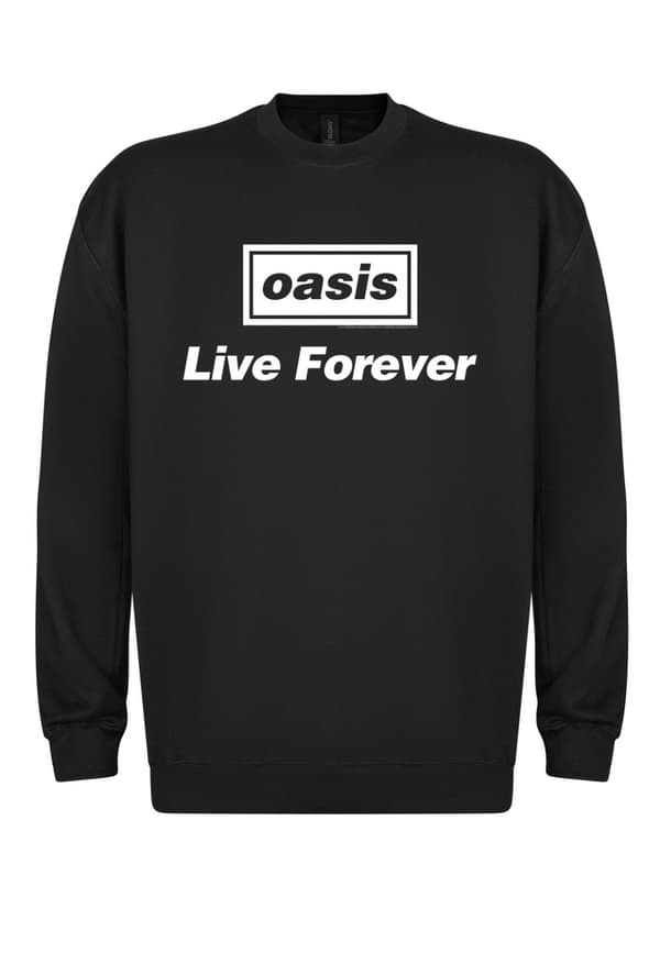 Oasis Live Forever  Sweatshirt